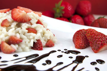 Vincenzo presenta: Risotto alle Fragole con Olio EVO Amabile e Cotto di Mosto