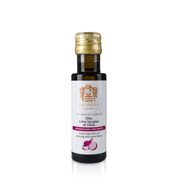 Dressing aus nativem Olivenöl extra mit Zwiebelgeschmack, 100 ml