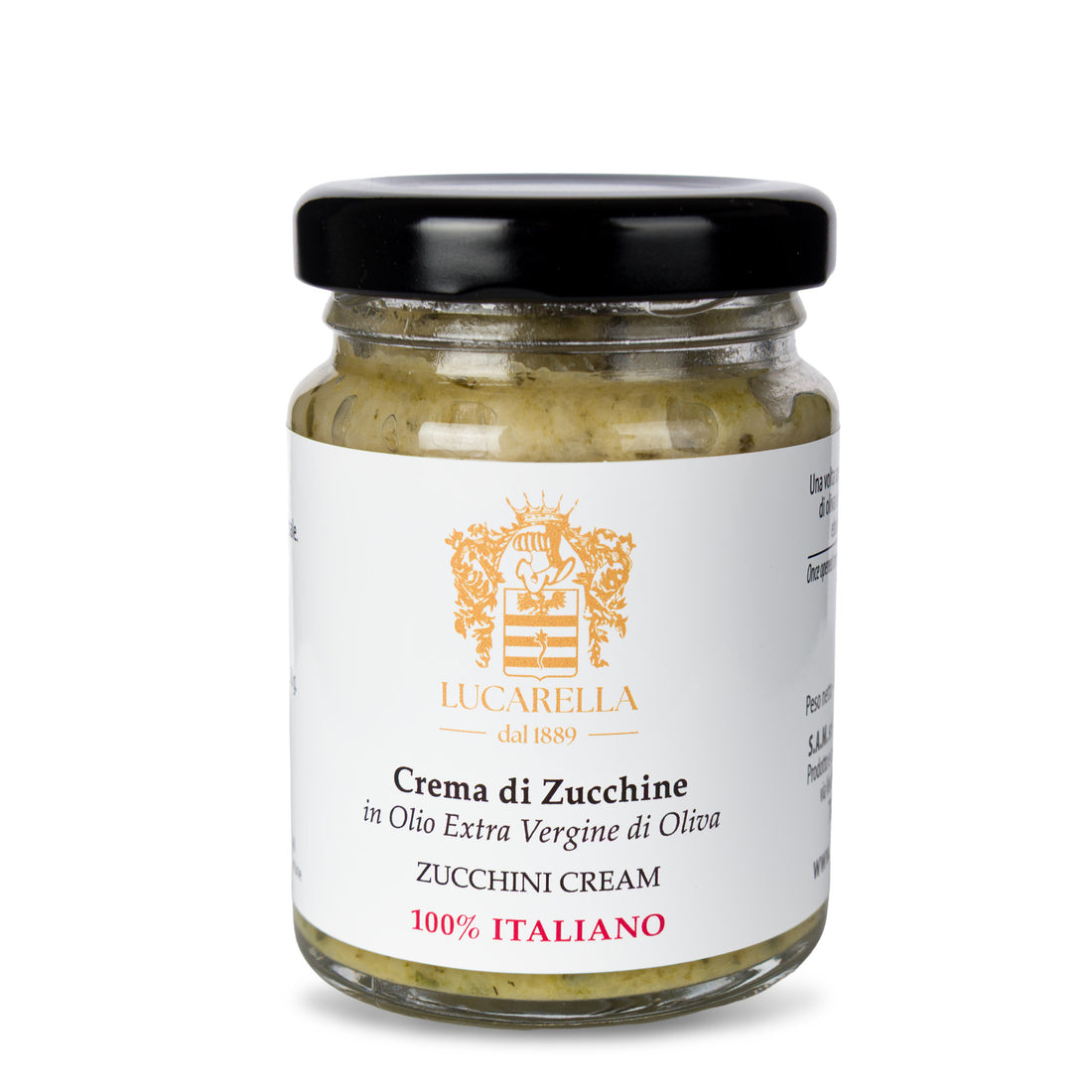 Crema di Zucchine in olio extravergine di oliva 100 gr. - L'Acropoli di Puglia