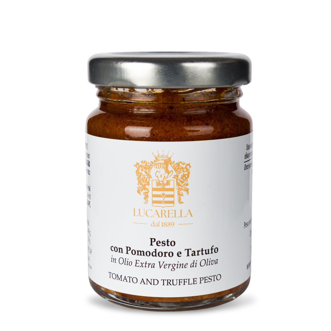 Pesto pomodoro e tartufo con olio extravergine di oliva 90gr. - L'Acropoli di Puglia