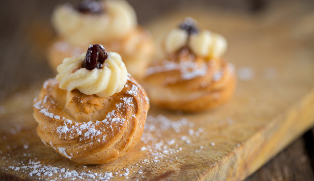 Zeppole più buone con l'olio extravergine di oliva  - L'Acropoli di Puglia