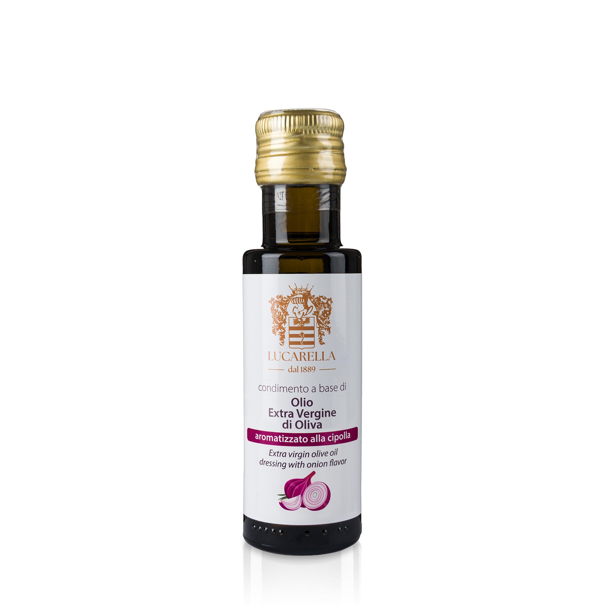 Dressing aus nativem Olivenöl extra mit Zwiebelgeschmack, 100 ml