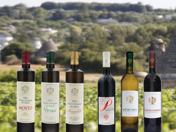 Extra Virgin olive oil and Wine
