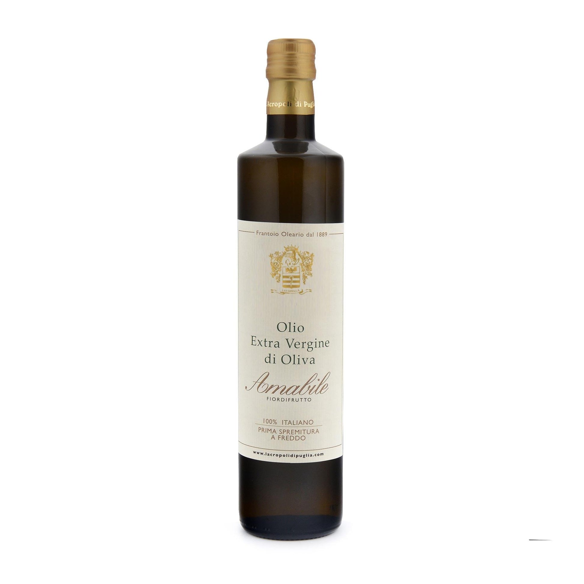 Olio extra vergine di oliva Amabile 750 ml - L'Acropoli di Puglia