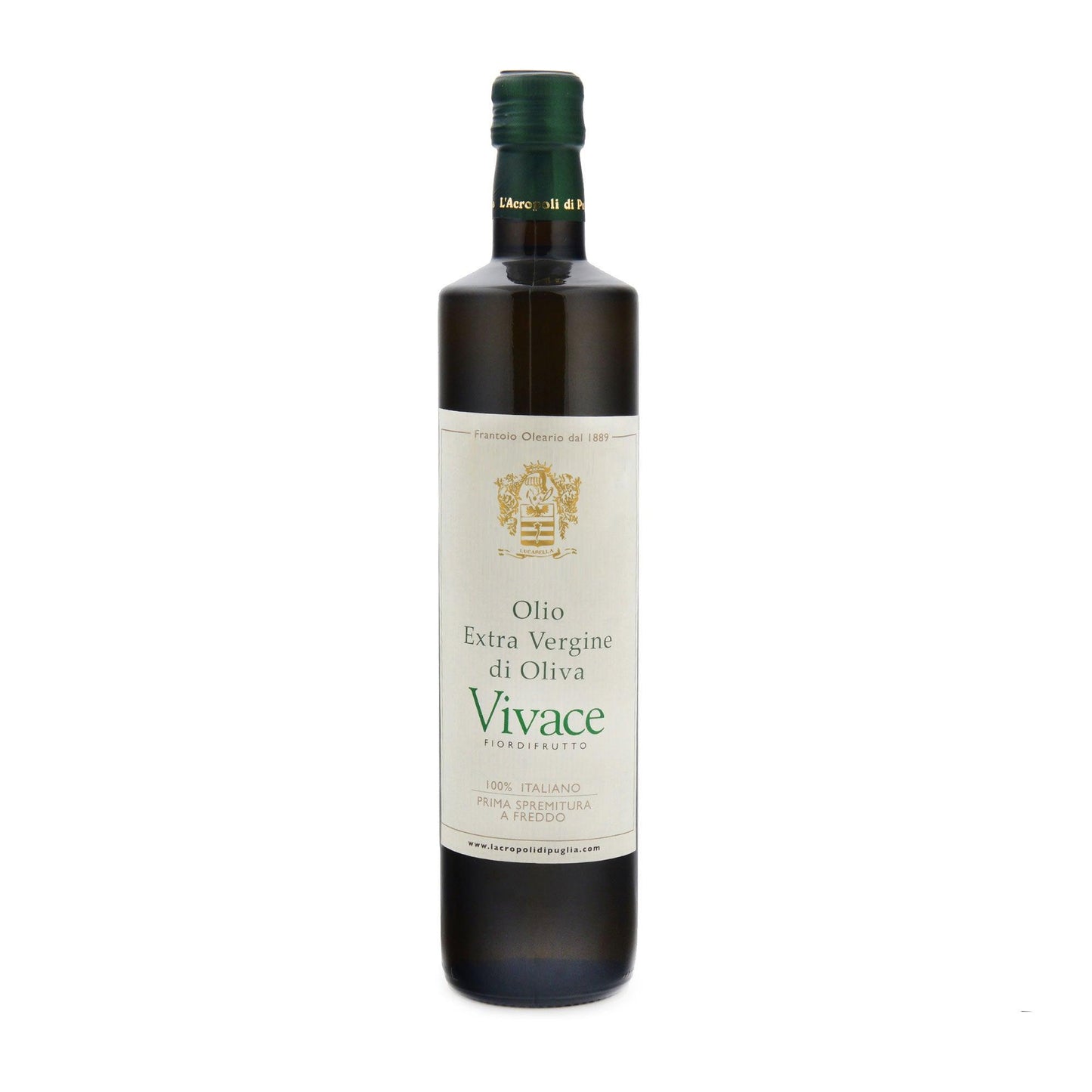 Olio Extravergine di oliva Vivace 750 ml - L'Acropoli di Puglia