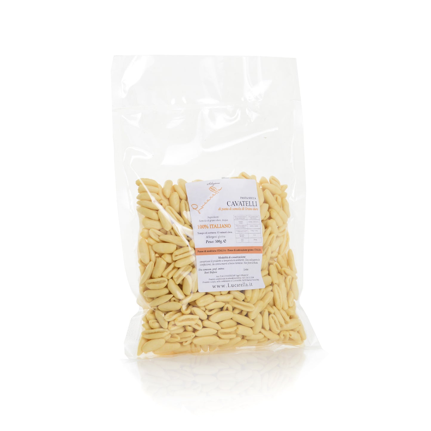 Cavatelli 500 gr - L'Acropoli di Puglia