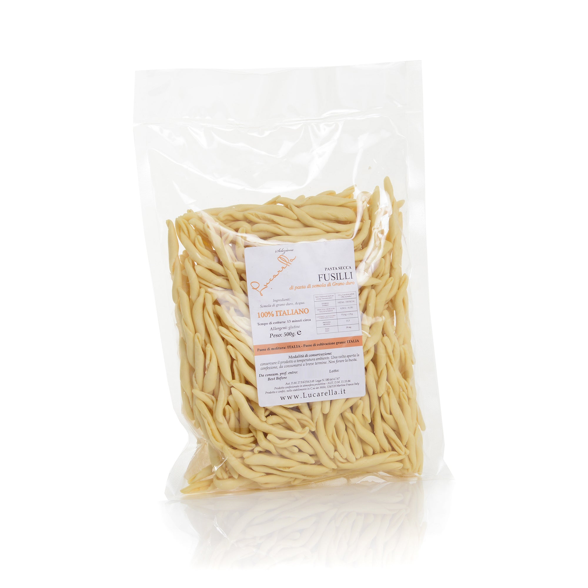 Fusilli 500 gr - L'Acropoli di Puglia