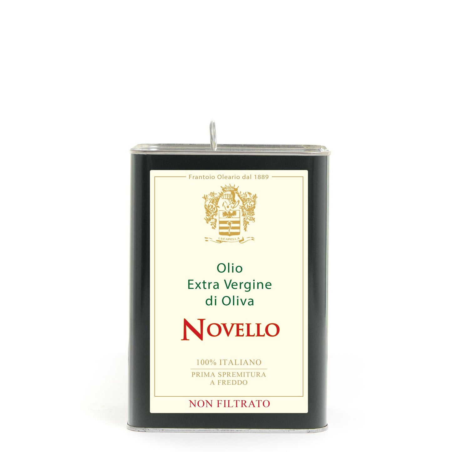 Olio Extravergine di oliva Novello non filtrato 3 LT - L'Acropoli di Puglia