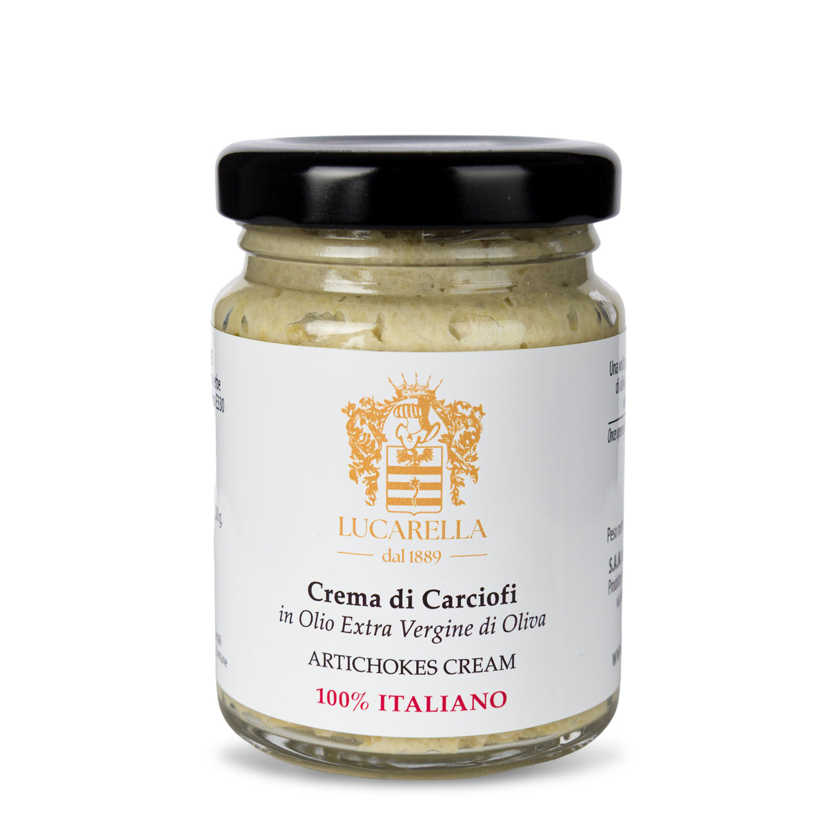 Crema di carciofi in olio extravergine di oliva 100 gr.
