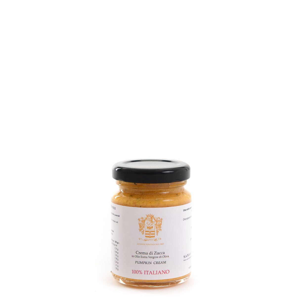 Crema di zucca all'olio extravergine di oliva 100 gr. - L'Acropoli di Puglia