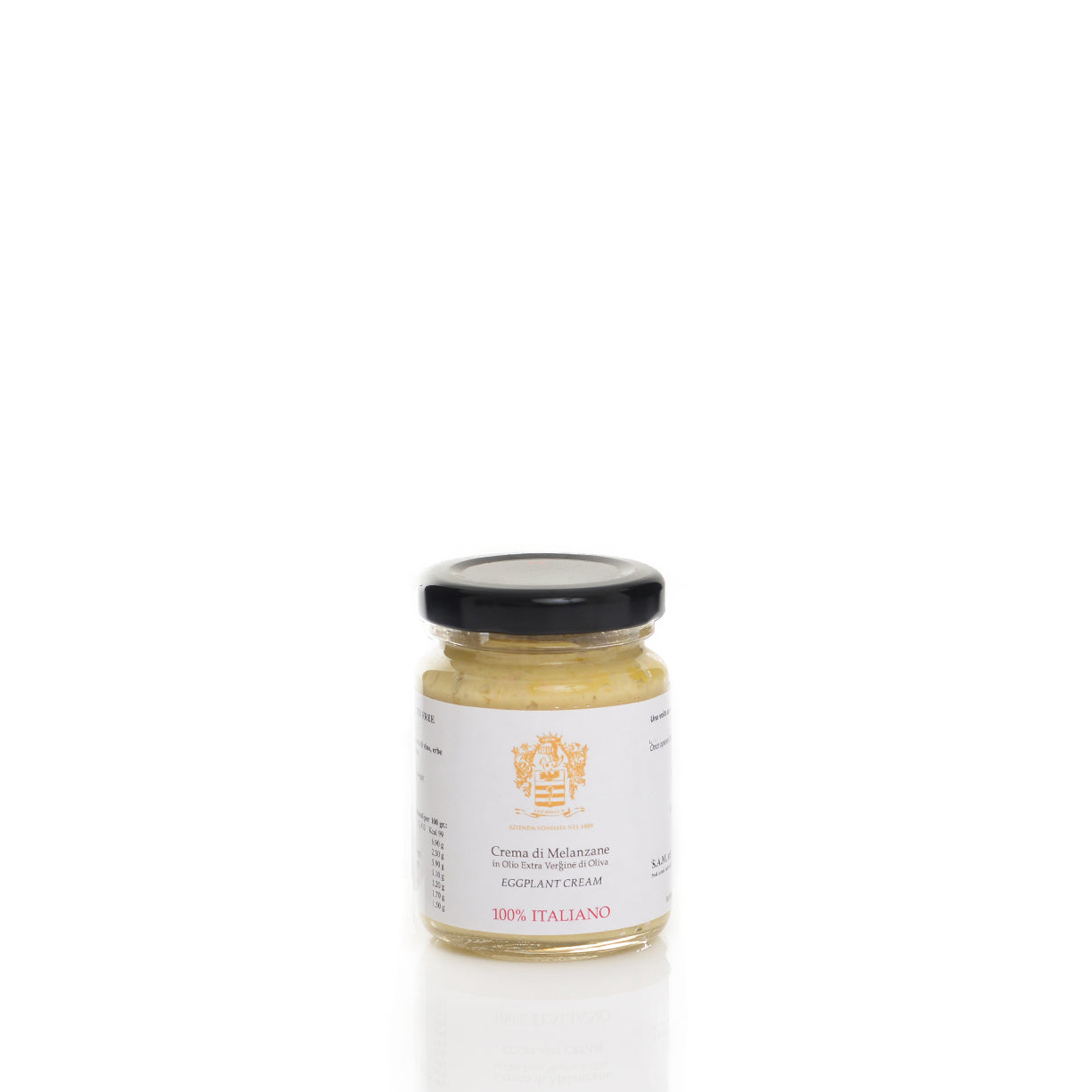 Crema di melanzane in olio extravergine di oliva 100 gr. - L'Acropoli di Puglia