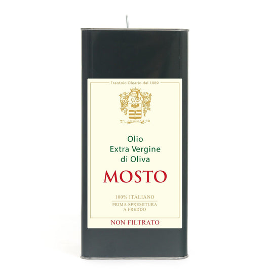 Lattina di Olio extravergine di oliva Mosto da 5 lt - L'Acropoli di Puglia