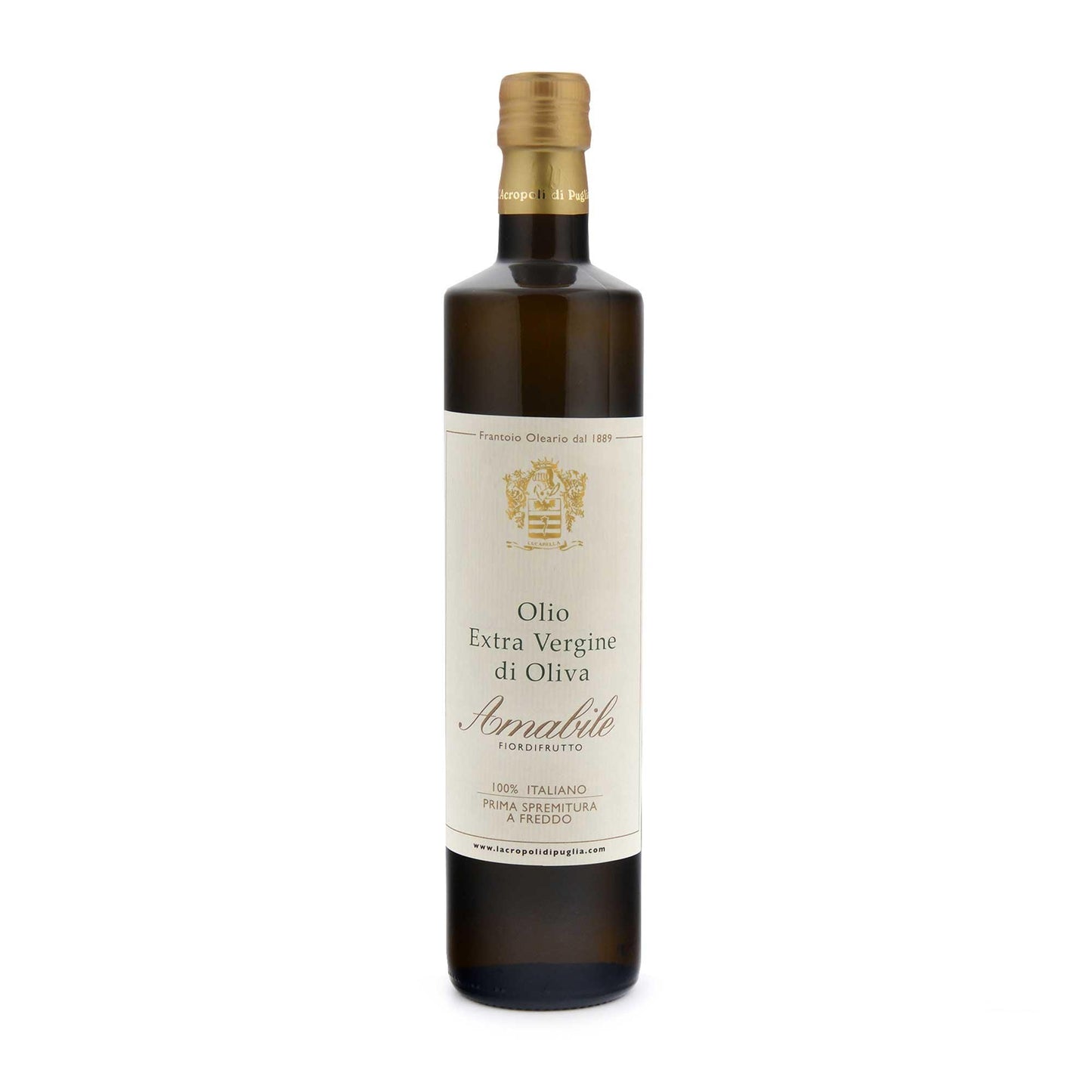 Olio extra vergine di oliva Amabile 500 ml - L'Acropoli di Puglia
