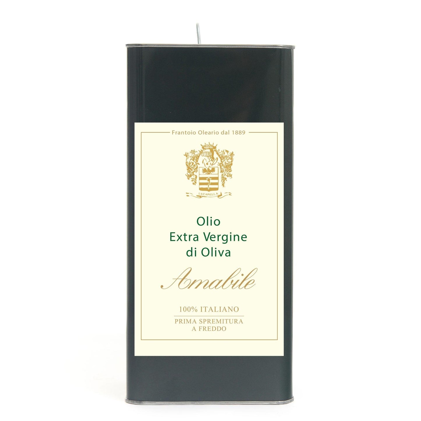 Lattina di Olio extravergine di oliva Amabile da 5 lt - L'Acropoli di Puglia