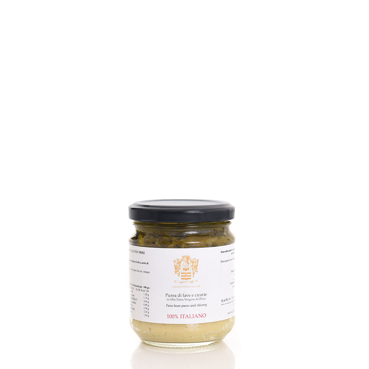 Purea di fave e cicorie all'olio extravergine di oliva 200 gr. - L'Acropoli di Puglia